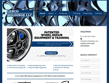 Tablet Screenshot of lencoholdings.com
